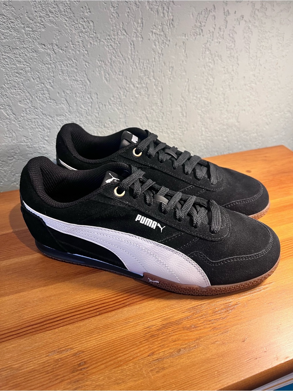 Puma Women’s Black Suede Sneakers